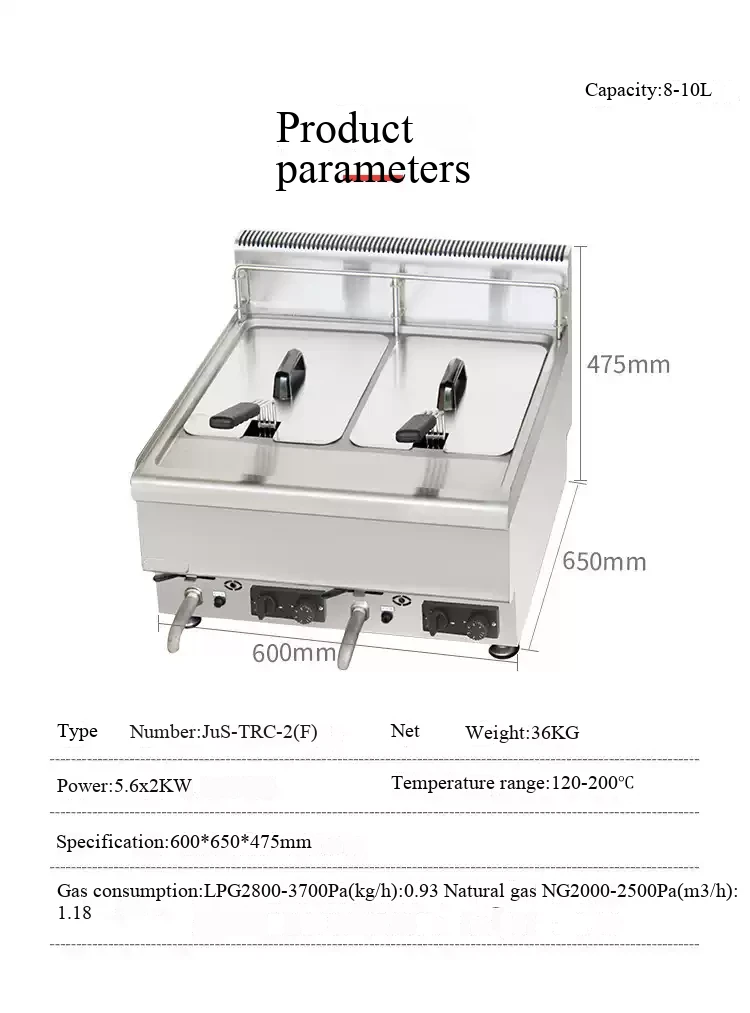 Tabletop Gas Fryer best
